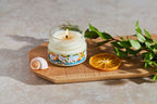 massage candle Solei - with pure essential oils  - photo 02 - Bergamot + Neroli petitgrain + litsea cubeba